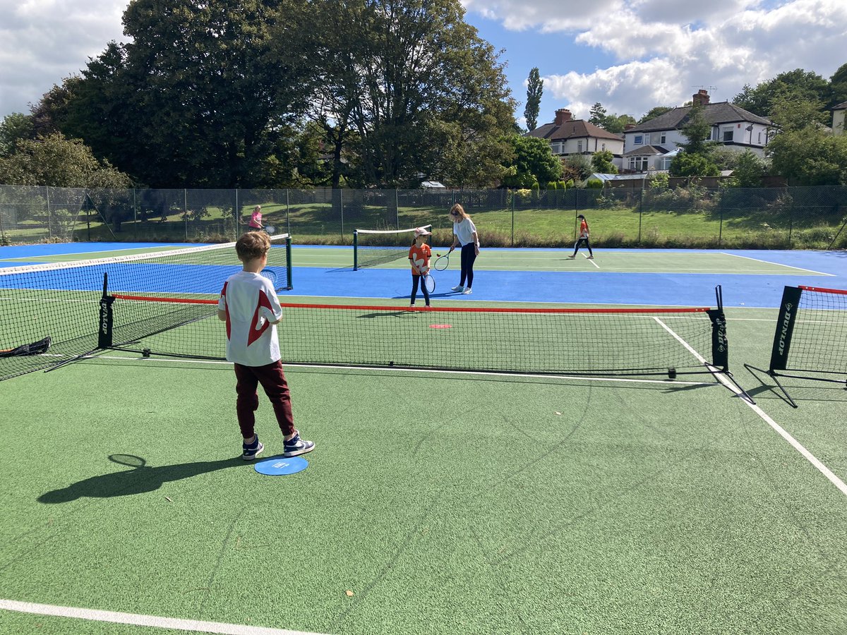 On court at Clough Hall Park, Newcastle under Lyme, as part of <a href="/the_LTA/">LTA</a> Big Tennis Weekends! <a href="/wedotennisuk/">We Do Tennis C.I.C.</a>