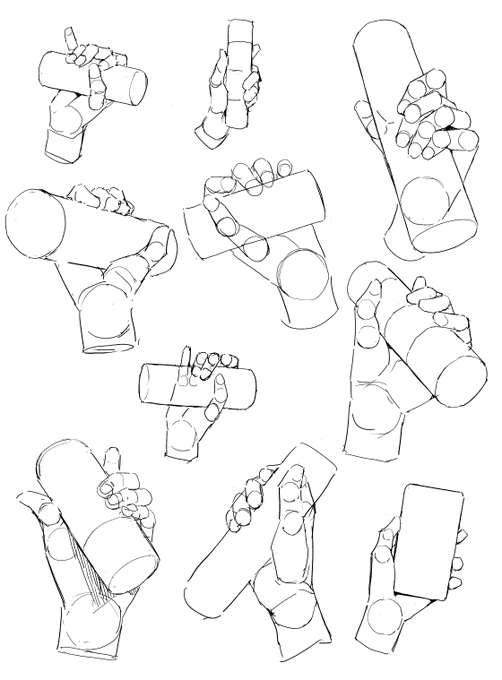 手を描くのが急に楽しくなっちゃった。 