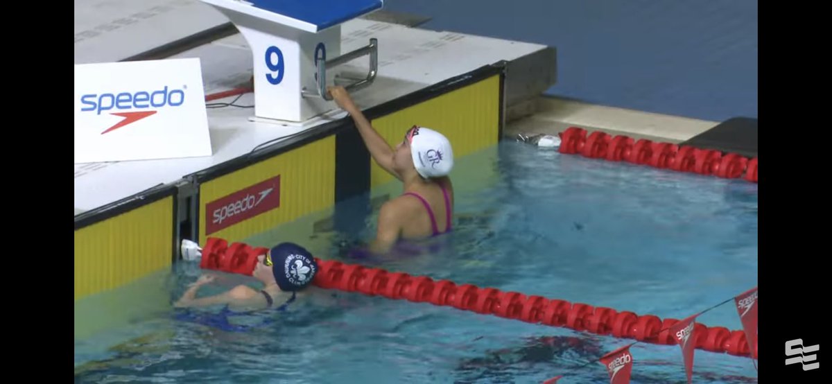 ElthamCollAqua's tweet image. Swim England - National Summer Meet Results:

Both Jessica &amp;amp; Veronique raced in the heats of the 50m Breaststroke this morning. Jessica narrowly missed out by 0.2 in 12th place, whilst Veronique posted a SB by nearly a second to make it into tonight’s final in 7th. 

#ECSwimTeam