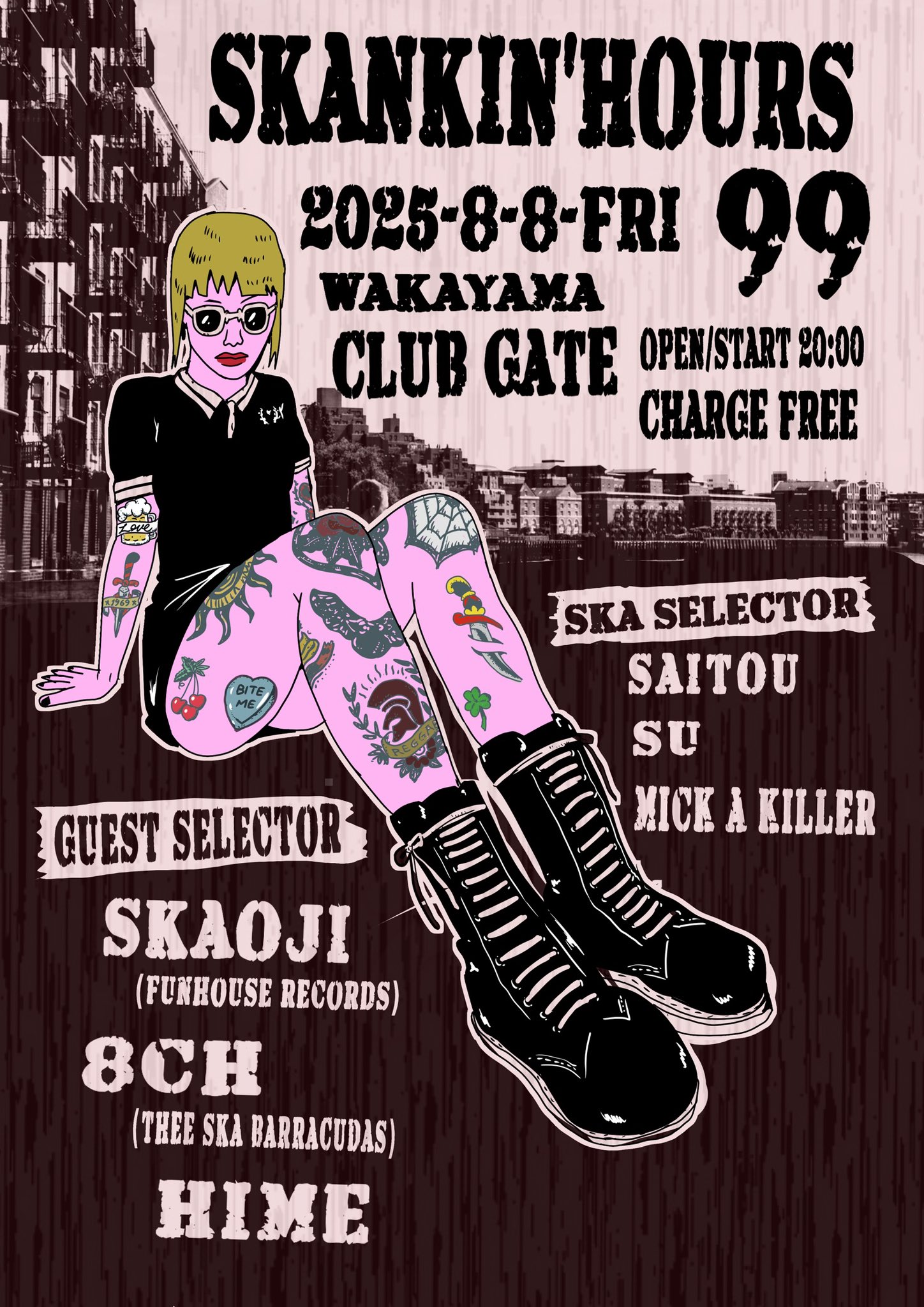 やっさんです❣️ FUCKIN'&SKANKIN'SHOW on X: 