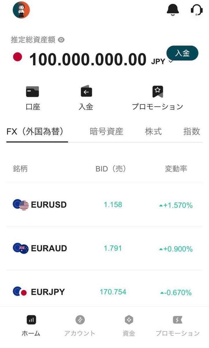 【トレード資金、配布します】

大変お待たせしました。

トレード講座の参加人数を増やすため
私がこの日のために準備した、

“”1億円を1000万×10人にお渡しします””

【応募方法】
①私をフォロー
②このポストをイイネ&amp;RT
③意気込みをリプ

まずは10人、
私の力で勝ち組にして見せましょう。