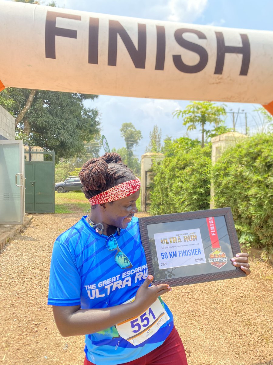 Atimango (@iryn_dramaza) on Twitter photo Ran my first Ultra marathon <a href="/ActivateUgandaL/">Activate Uganda</a> <a href="/surehikers2022/">Sure & Steady Hikers</a> !
I did it scared cause my longest distance had been 36km. Thankful for runmates who pushed me out of the comfort zone!! Thanks <a href="/ActivateUgandaL/">Activate Uganda</a>, <a href="/mutungomadbus/">The Mutungo Madbus</a> & <a href="/teammatooke/">TeamMatooke</a> for the different runs that push us! Ran my first Ultra marathon <a href="/ActivateUgandaL/">Activate Uganda</a> <a href="/surehikers2022/">Sure & Steady Hikers</a> !
I did it scared cause my longest distance had been 36km. Thankful for runmates who pushed me out of the comfort zone!! Thanks <a href="/ActivateUgandaL/">Activate Uganda</a>, <a href="/mutungomadbus/">The Mutungo Madbus</a> & <a href="/teammatooke/">TeamMatooke</a> for the different runs that push us!