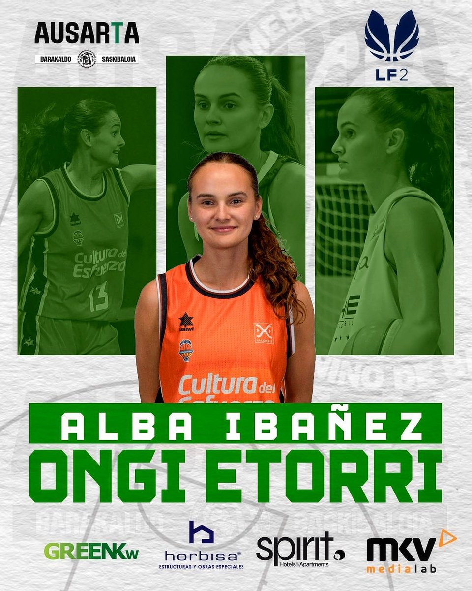 HORBISA SPIRIT GREENKW BARAKALDO (@barakaldo__est) on Twitter photo Bueltan da 🖤💚
🔝 Hoy empieza la segunda etapa de Alba Ibáñez en el Horbisa Spirit GreenKW Barakaldo
🫡 Con todo, siempre <a href="/albainueve/">Alba ibañez</a>
🫶🏻 Zure balioaniztasuna eta onberatasuna Lasesarren berriz ikusteko gogotsu gaude
#ItzulerakoBidea Bueltan da 🖤💚
🔝 Hoy empieza la segunda etapa de Alba Ibáñez en el Horbisa Spirit GreenKW Barakaldo
🫡 Con todo, siempre <a href="/albainueve/">Alba ibañez</a>
🫶🏻 Zure balioaniztasuna eta onberatasuna Lasesarren berriz ikusteko gogotsu gaude
#ItzulerakoBidea