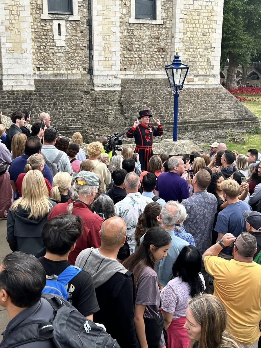 How many of us earn the right to become immortal?…

Thats what Baton Trustee <a href="/BazGray/">Barry Gray</a>  has done by passing all the rigorous tests to become the latest Yeoman Warder at the <a href="/TowerOfLondon/">The Tower of London</a> his name now on that historic list. As is customary Baz recently took the first tour of the