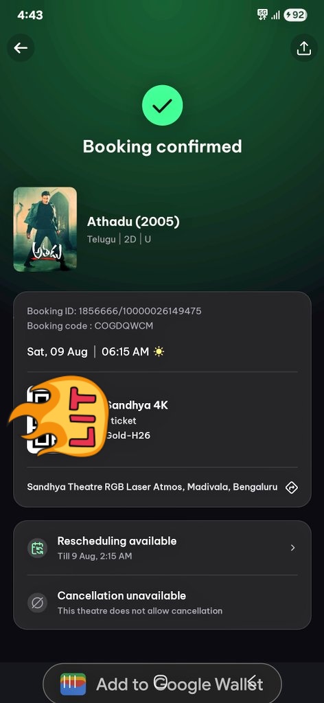Show Time Fixed 🙌💥 #Bengaluru #Sandhya4k