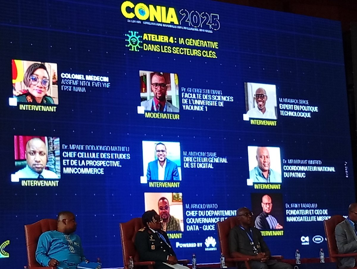 synapsai_co's tweet image. Retour sur la participation de #SynapsAi lors des Concertations Nationales sur l'intelligence artificielle au #Cameroun. 

#CONIA 
#conia2025 
#IA 
#Edtech