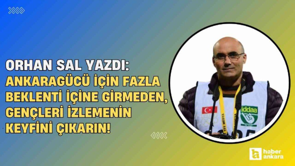 Orhan Sal yazdı: Ankaragücü için fazla beklenti içine girmeden, gençleri izlemenin keyfini çıkarın!

haberankara.com/yazarlar/orhan…

<a href="/Ankaragucu/">MKE Ankaragücü</a> <a href="/orhan_sal/">Orhan Sal</a>