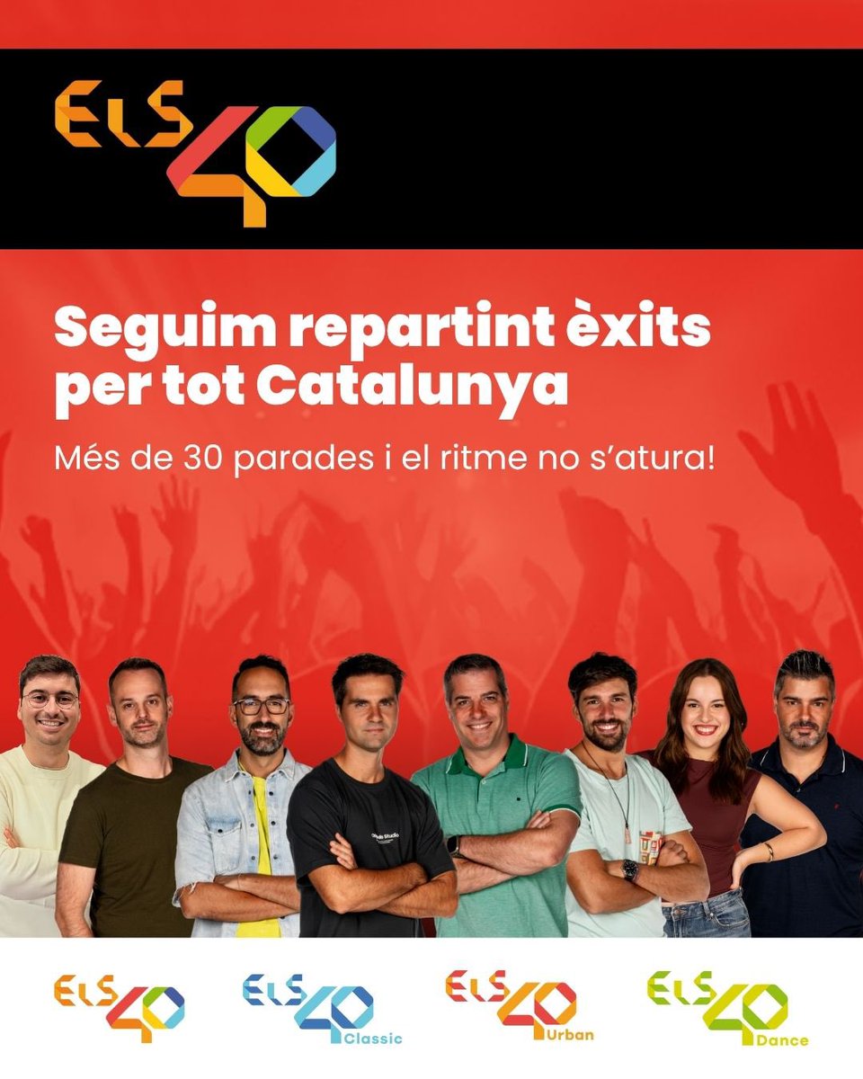 Els40_'s tweet image. 🎉 Més de 30 parades arreu de Catalunya amb Víctor de la Torre, Adrià Soler, Sergi Sánchez, Josep Bartomeus, Laia Partida, Uri Mora, Adrià Ortega i Pol Corredoira 🎧

🥳 Gràcies per sumar-vos a cada festa 💥 A l’agost i setembre… seguim amb més! On ens veiem? 👀