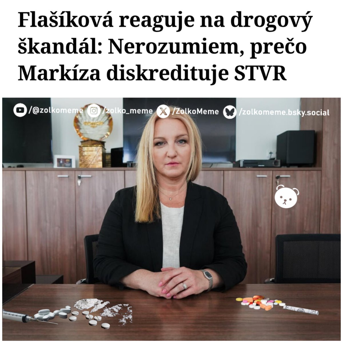 ZolkoMeme's tweet image. #flašíková #stvr #methlab #meme #zolko