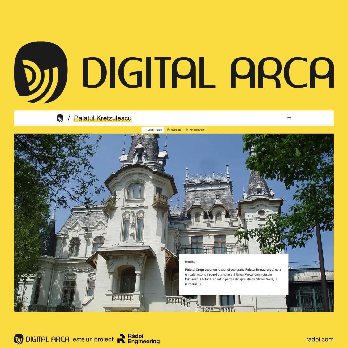 RadoiEng's tweet photo. Palatul Kretzulescu, o bijuterie arhitecturală din inima Bucureștiului, a fost digitizat în întregime și este acum disponibil online prin platforma Digital Arca.
 https://t.co/HkPVCK6o5e

#DigitalArca #RadoiEngineering #PalatulKretzulescu #Scanare3D #Model3D https://t.co/oofGwJhlsw