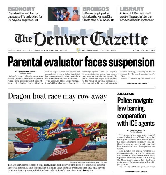 Catherine Campbell (@catmcamp) on Twitter photo This should be the headline in every paper across America! And everywhere online! Our thanks to <a href="/chrisosher/">Christopher N. Osher</a> who consistently investigates and shares the reality of the #FamilyCourt crisis.
gazette.com/colorado-watch… This should be the headline in every paper across America! And everywhere online! Our thanks to <a href="/chrisosher/">Christopher N. Osher</a> who consistently investigates and shares the reality of the #FamilyCourt crisis.
gazette.com/colorado-watch…