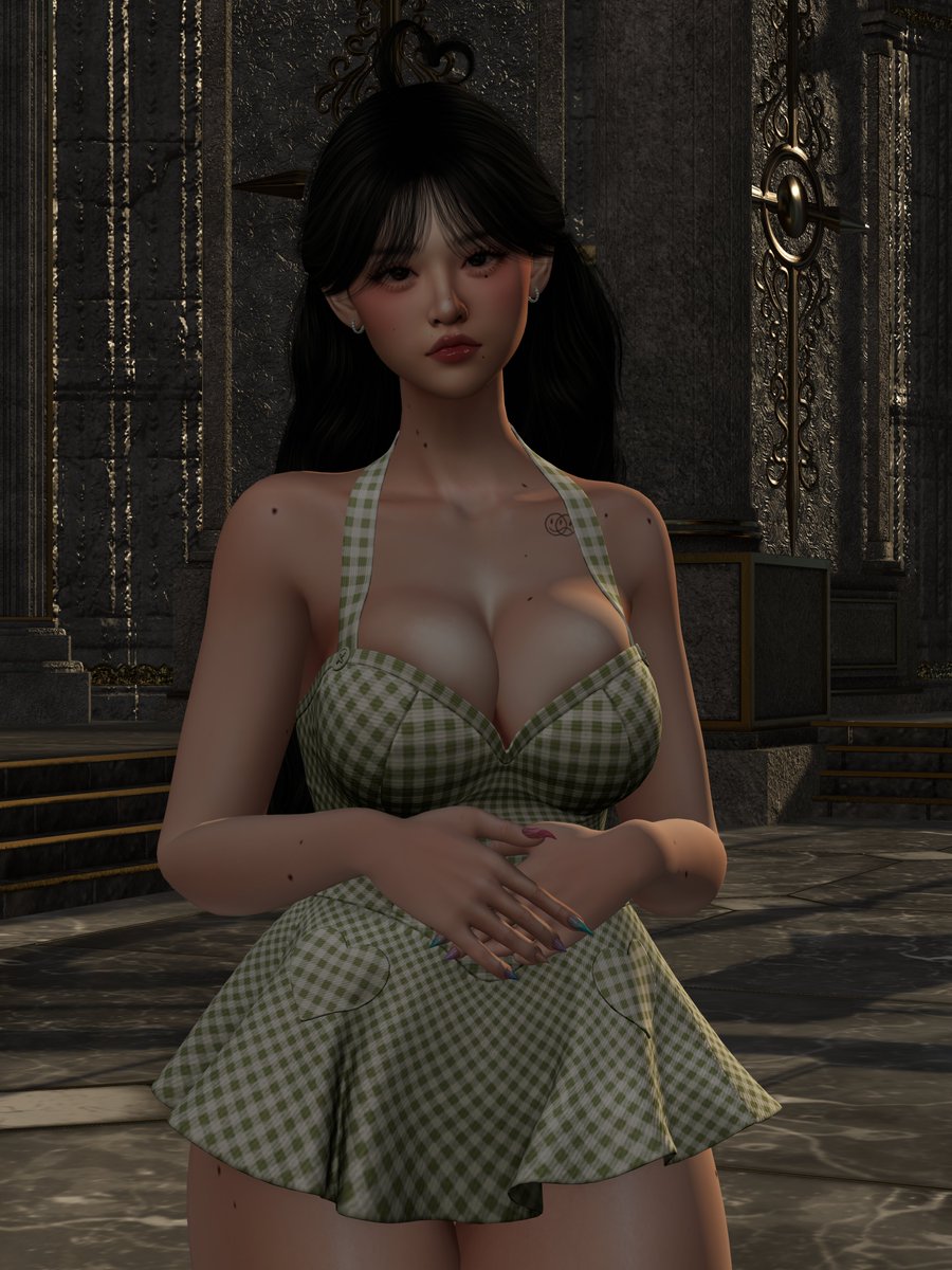 naptimenabi's tweet image. quick snap but i love this dress in green