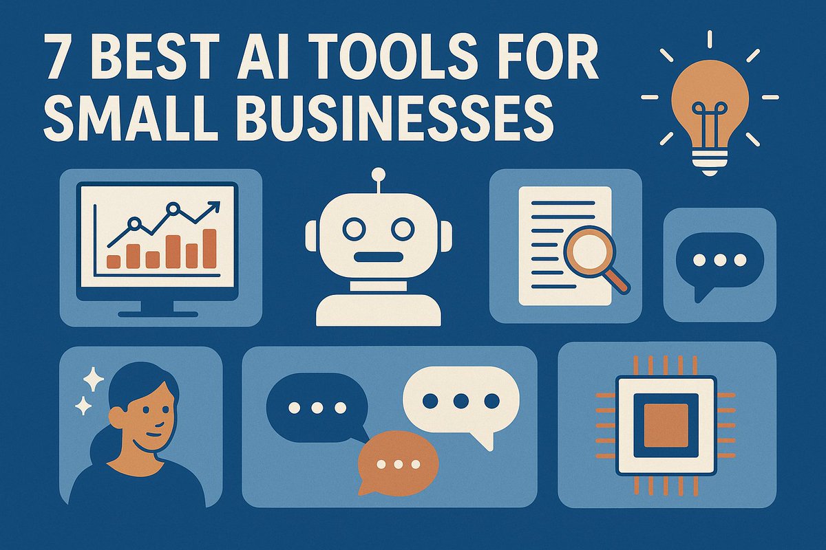 WorkspaceT880's tweet photo. > Me: manually doing everything in my small business
> AI tools: "Am I a joke to you?" 🤖

Found 7 AI tools that'll do your work while you pretend to be busy 😂 

Read here: https://t.co/anIajZJYGW

#workspacetool #ai #business #aitools #businesstools https://t.co/jI6MiqohSB