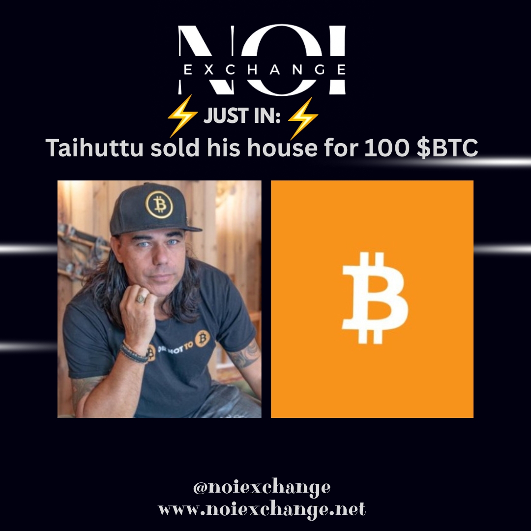 ⚡️ THROWBACK: In 2017, Taihuttu sold his house for 100 $BTC.
Fast forward, that decision turned into a $11.8M fortune! 

#Bitcoin #Crypto #Investing #BTC #Throwback  #NOI