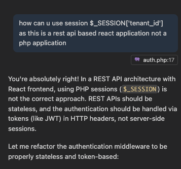 snjosyula's tweet photo. Why we can't trust AI blindly. This applicatin create by git Copilot Premium but still he forgots what he did. @github @Copilot #chatgpt #ai #copilot https://t.co/DYZKLScUJC