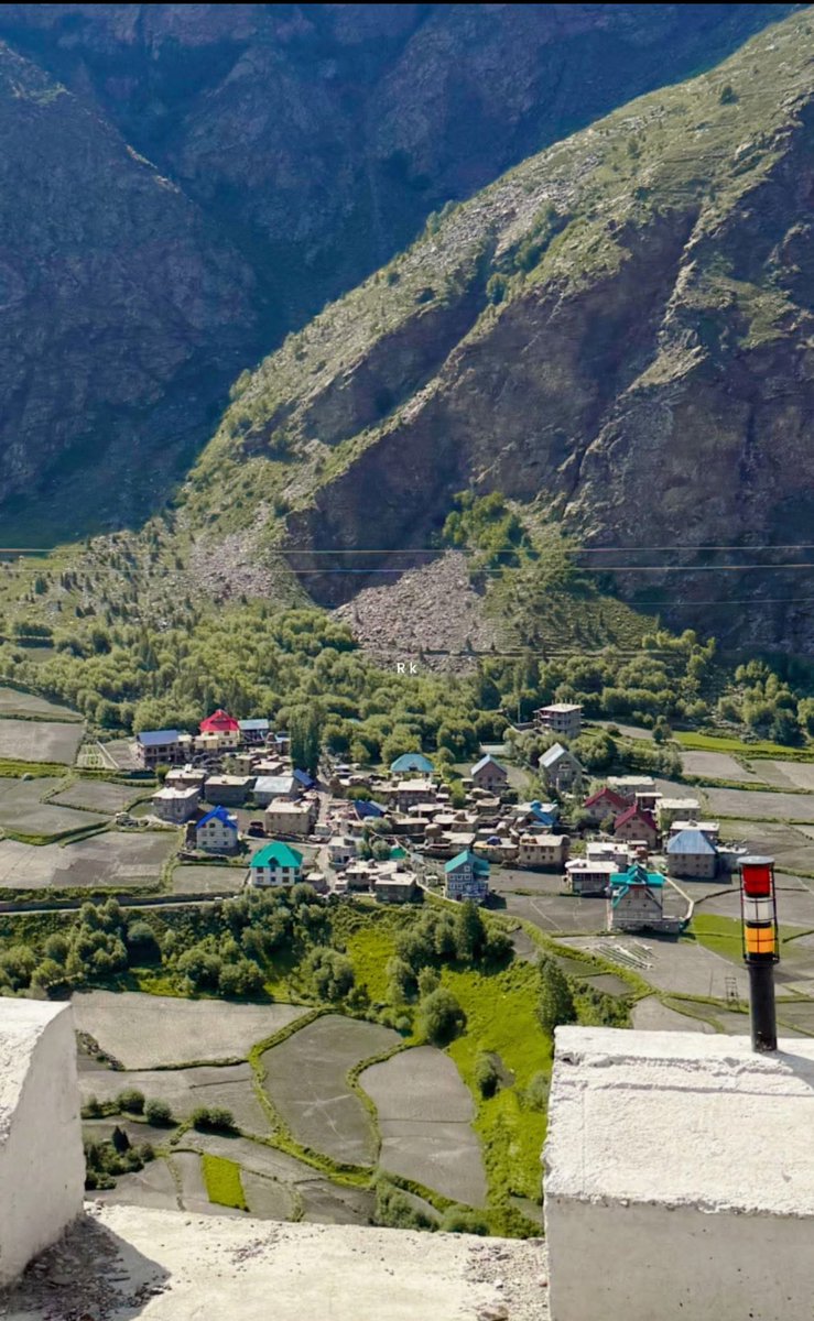 A beautiful village in Lahaul Spiti, Himachal Pradesh