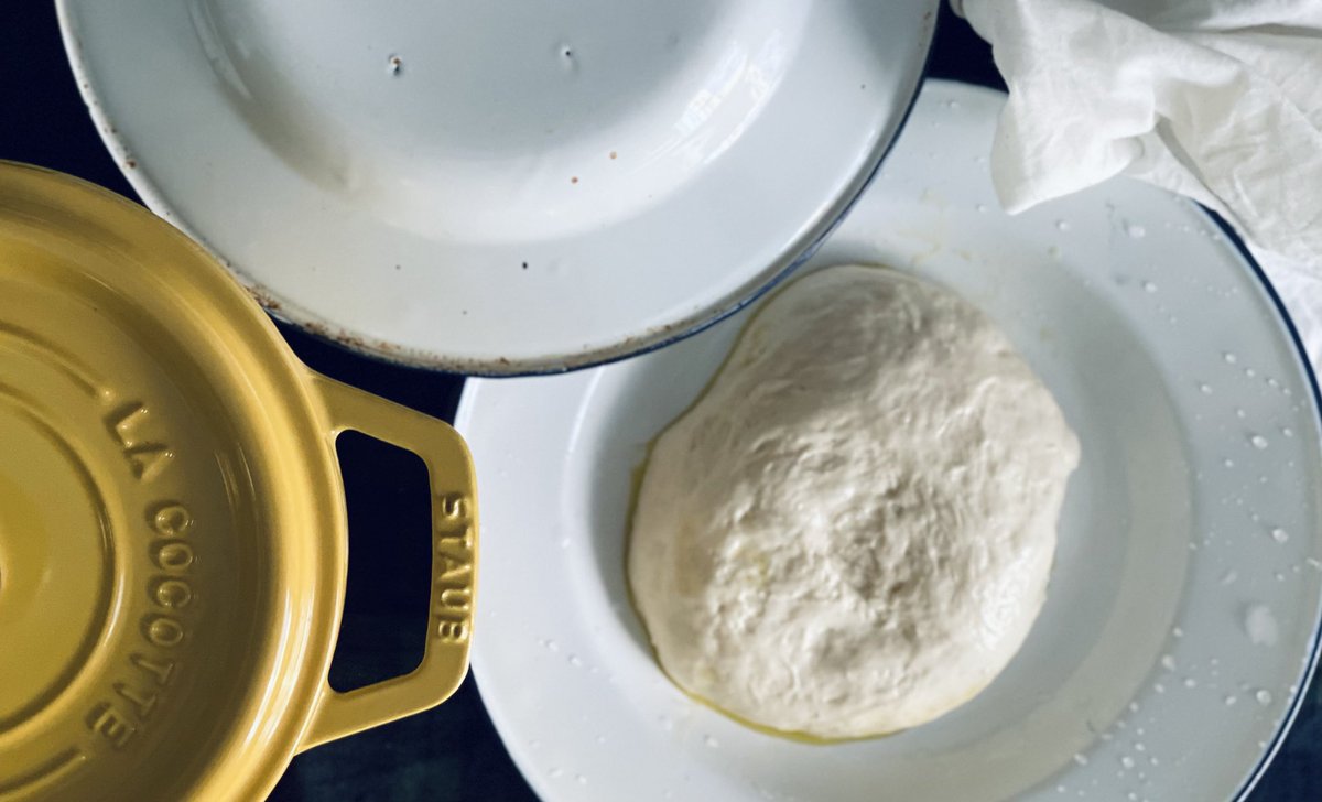 빵반죽에 말린 토마토를 넣고 스타우브에 구웠다. 
튀기는 것보다는 덜 번거롭고 간단하지만 충분히 촉촉하고 바삭하니 맛있다. 부라타와 화분에서 쑥쑥 크는 바질도 함께. 여름맛이다.  🍅🍃