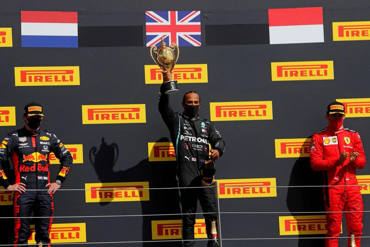 #MsportXtra © (@msportxtra) on Twitter photo #F1 #OnThisDay, August 2nd 2020, during the Covid-year, the #BritishGP was won by polesitter <a href="/LewisHamilton/">Lewis Hamilton</a> (<a href="/MercedesAMGF1/">Mercedes-AMG PETRONAS F1 Team</a> ). <a href="/Max33Verstappen/">Max Verstappen</a> (<a href="/redbullracing/">Oracle Red Bull Racing</a> ) followed in 2nd while <a href="/Charles_Leclerc/">Charles Leclerc</a> (<a href="/ScuderiaFerrari/">Scuderia Ferrari HP</a> ) took 3rd. youtube.com/watch?v=HmEsqW… #MsportXtra <a href="/UnracedF1/">UnracedF1</a> #F1 #OnThisDay, August 2nd 2020, during the Covid-year, the #BritishGP was won by polesitter <a href="/LewisHamilton/">Lewis Hamilton</a> (<a href="/MercedesAMGF1/">Mercedes-AMG PETRONAS F1 Team</a> ). <a href="/Max33Verstappen/">Max Verstappen</a> (<a href="/redbullracing/">Oracle Red Bull Racing</a> ) followed in 2nd while <a href="/Charles_Leclerc/">Charles Leclerc</a> (<a href="/ScuderiaFerrari/">Scuderia Ferrari HP</a> ) took 3rd. youtube.com/watch?v=HmEsqW… #MsportXtra <a href="/UnracedF1/">UnracedF1</a>