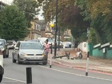 Better Streets West Dulwich (@betterstreetswd) on Twitter photo Yet another cyclist hit by a driver on A205. Driver attempting to squeeze past queuing motors turning towards the former #LTN 😔
WHEN will @TFL implement proper segregation here? 6/10 posts missing shows the necessity ‼️
and ... <a href="/lambeth_council/">Lambeth Council</a>
BRING BACK AN LTN 💚 Yet another cyclist hit by a driver on A205. Driver attempting to squeeze past queuing motors turning towards the former #LTN 😔
WHEN will @TFL implement proper segregation here? 6/10 posts missing shows the necessity ‼️
and ... <a href="/lambeth_council/">Lambeth Council</a>
BRING BACK AN LTN 💚