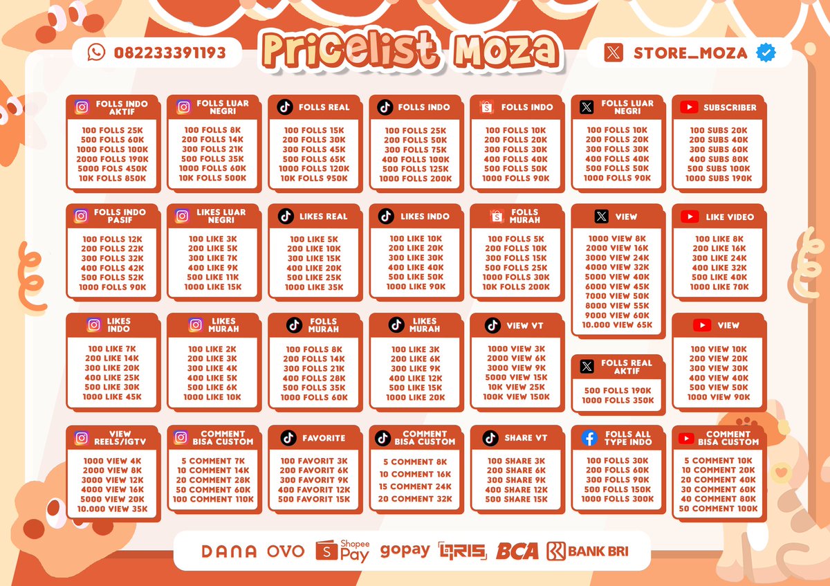мσzα ❁ | Jual Followers Sosmed tweet media