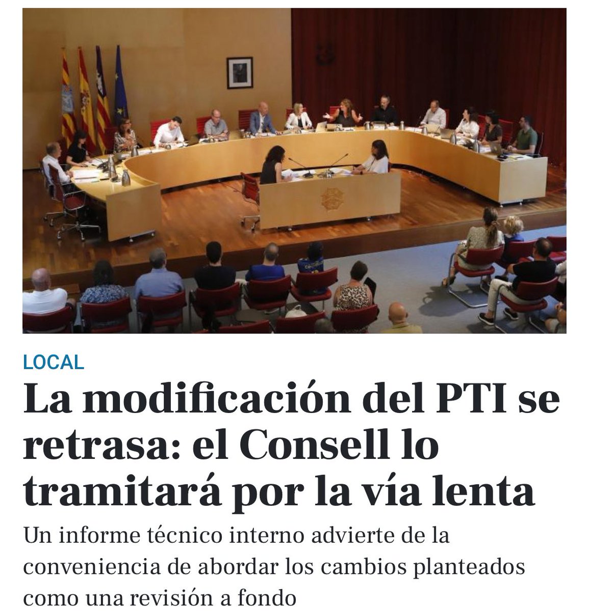 💪🏻 Tres notícies juntes s’entenen millor! 

⚠️ Ho vam advertir i el temps ens ha donat la raó. 

Alguns volen frisar massa, però no els ho permetrem! 
#MenorcaNoEsVen 💚
