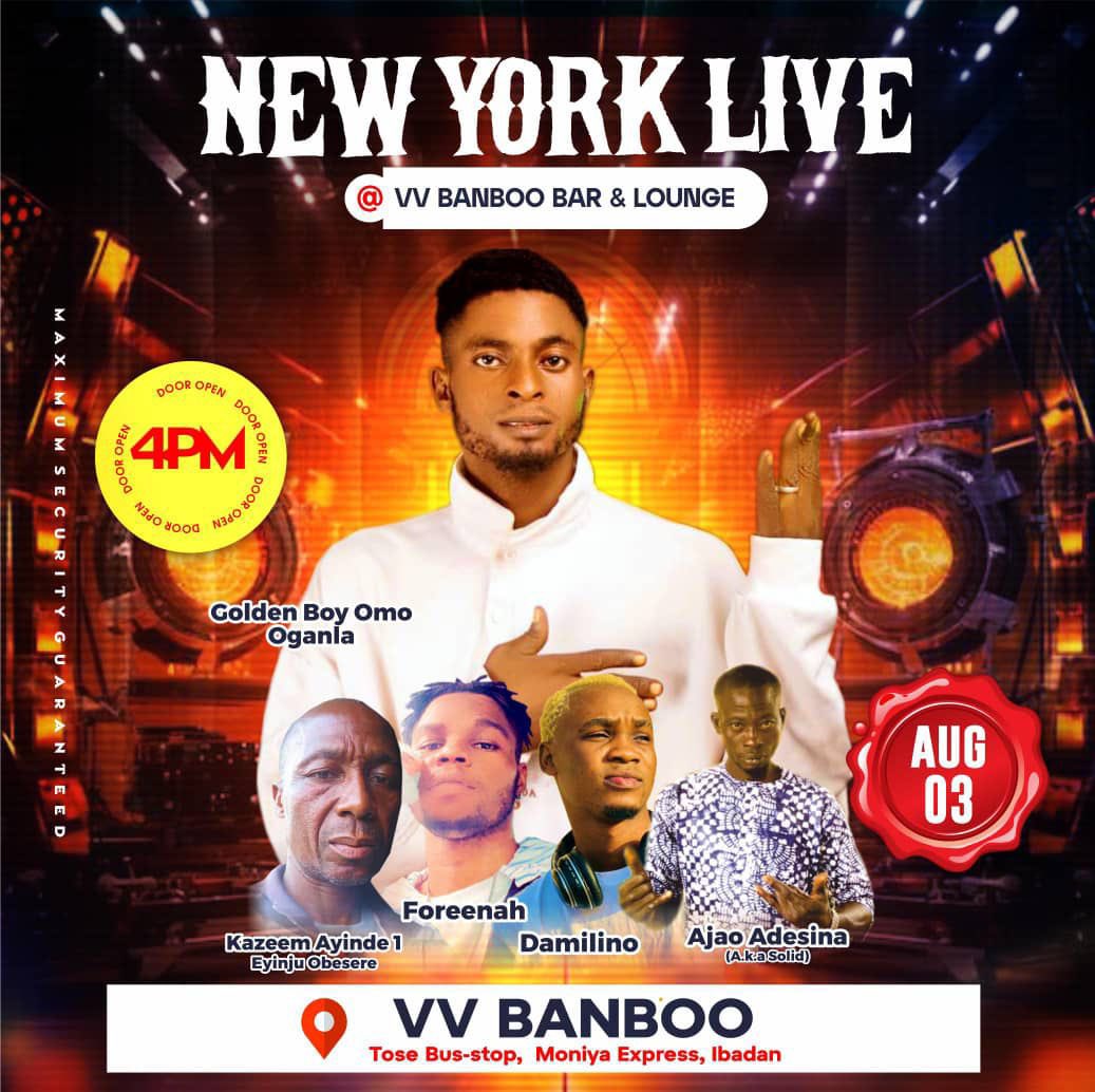 damilinoojo's tweet image. COME OUT LETS PARTY AND HAVE FUN🥳🤩 AT VVBANBOO LOUNGE 
#NEWYORKLIVE🍾🍻🔥
#Aug3rd 
#Damilino