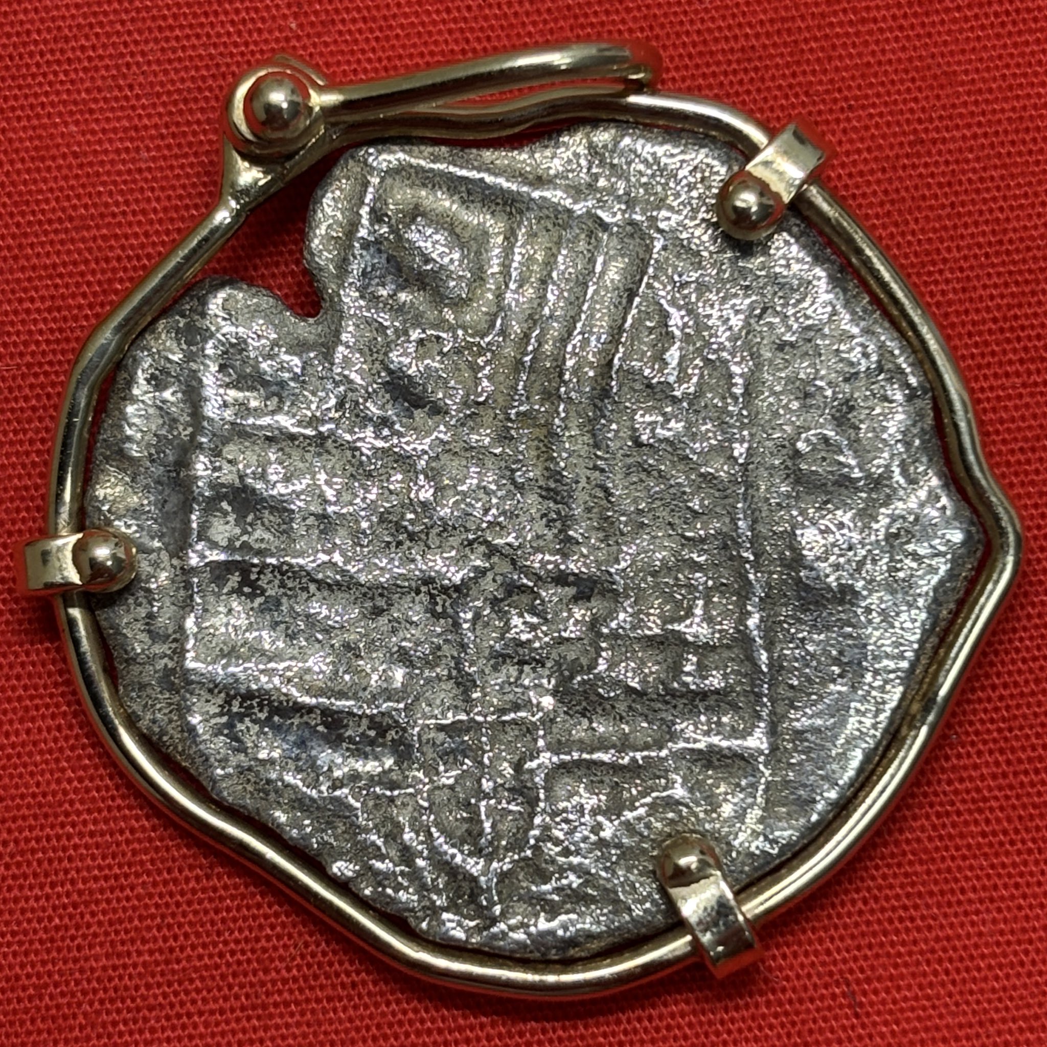 1727年スペイン帝国 1/2レアル銀貨 1727年スペイン帝国 1/2レアル銀貨 スペイン アンティークコイン