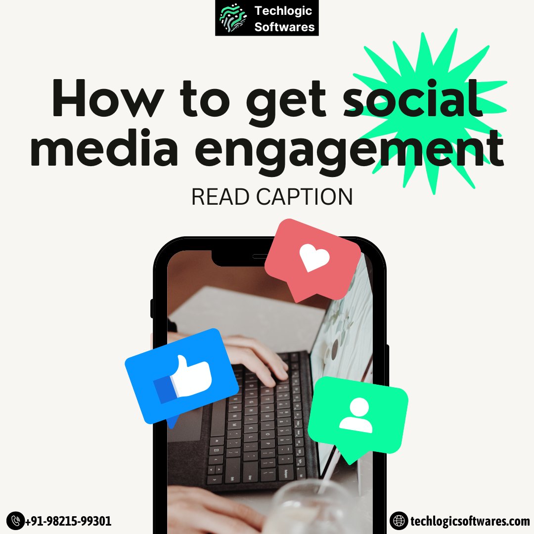 TechlogicS85913's tweet image. 🚀 Want to boost your social media engagement?
💡 Need expert help in managing your social media? Techlogic Softwares is here to craft the perfect strategy for you!
📞 Call us: +91-98215-99301
🌐 Visit: techlogicsoftwares.com
#SocialMediaEngagement