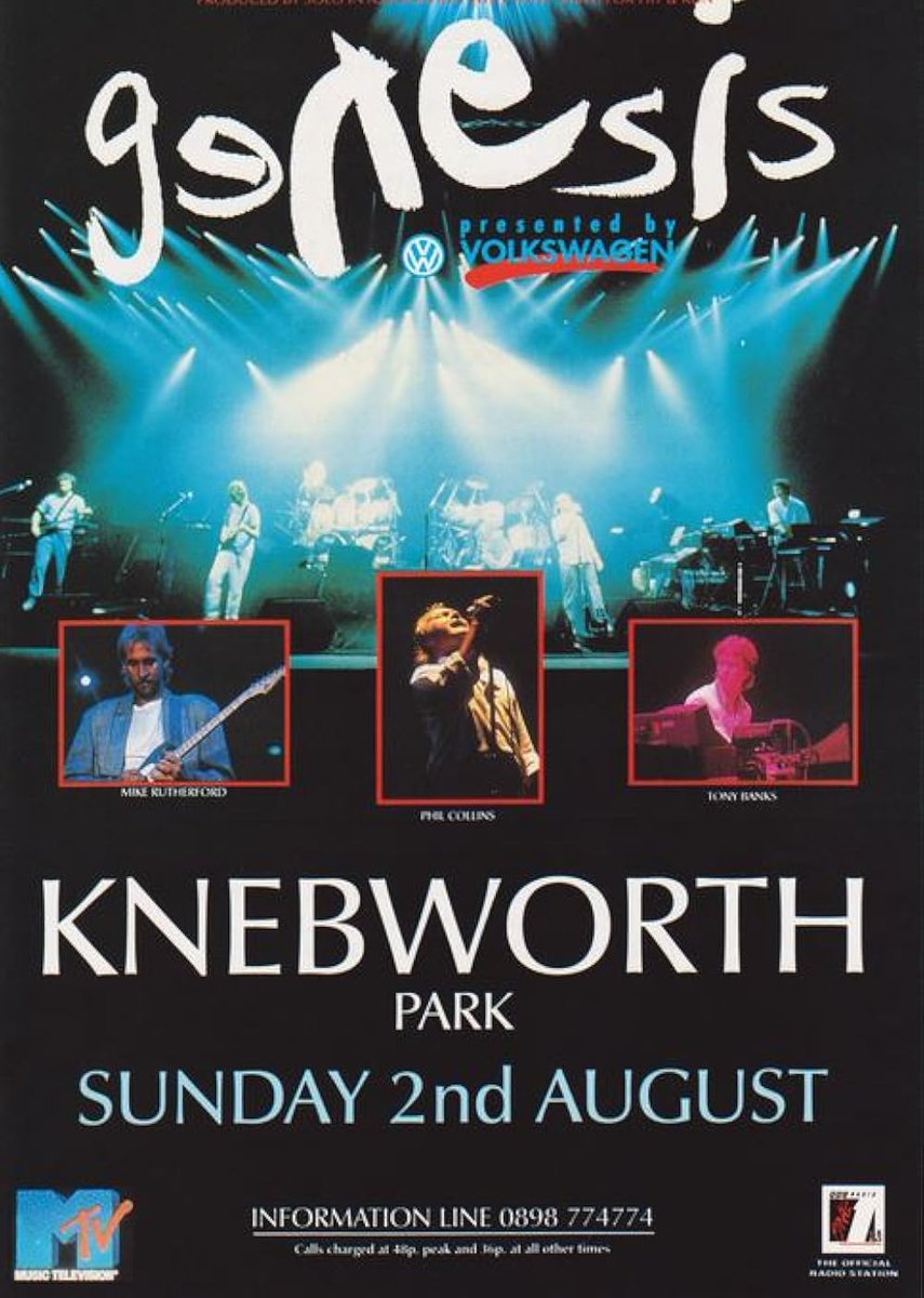 On this day in 1992, GENESIS played their last show of the We Can't Dance summer tour in Knebworth. This is the complete broadcast: youtu.be/BkeFml_Pwrw 
#genesis <a href="/genesis_band/">Genesis</a>