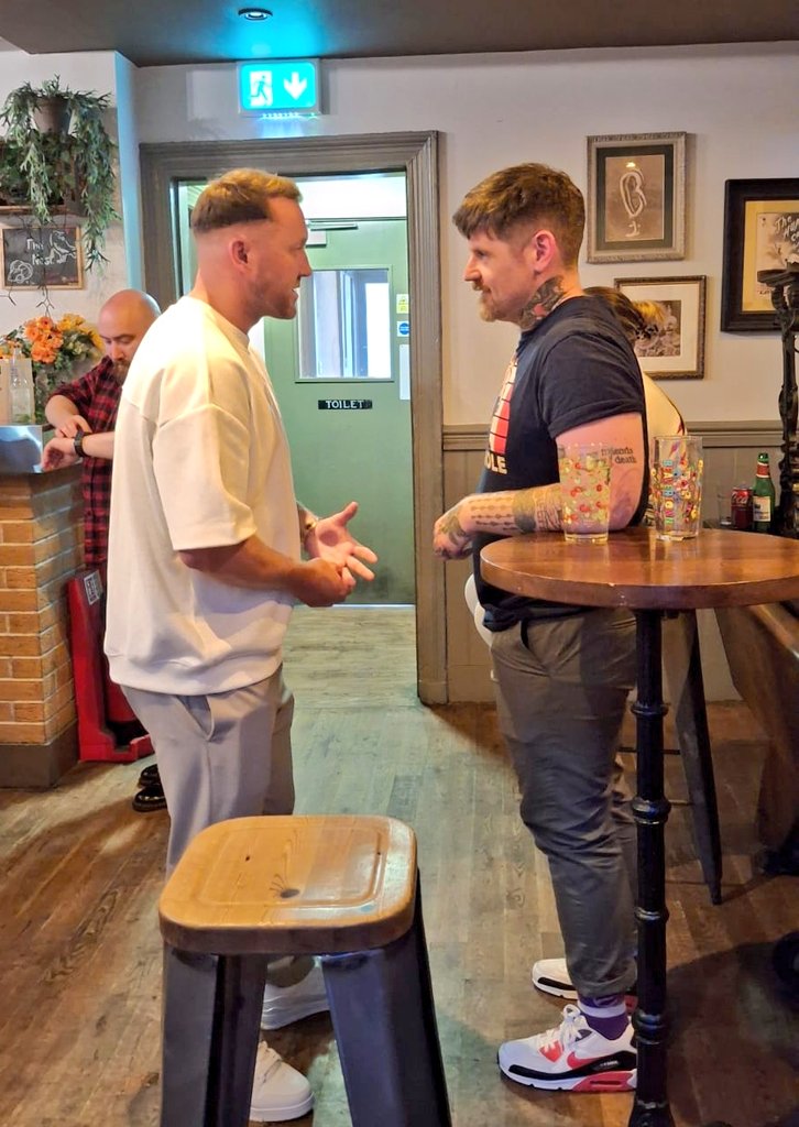 WTF Podcast (@whatthefalkpod) on Twitter photo Enjoyed dusting off the hosting mic and hosting a live event again. A Falk-In, if you will.
Cheers <a href="/SafcScotland/">Sunderland AFC Central Scotland</a> and Aiden McGeady 🤝 🏴
#SAFC Enjoyed dusting off the hosting mic and hosting a live event again. A Falk-In, if you will.
Cheers <a href="/SafcScotland/">Sunderland AFC Central Scotland</a> and Aiden McGeady 🤝 🏴
#SAFC