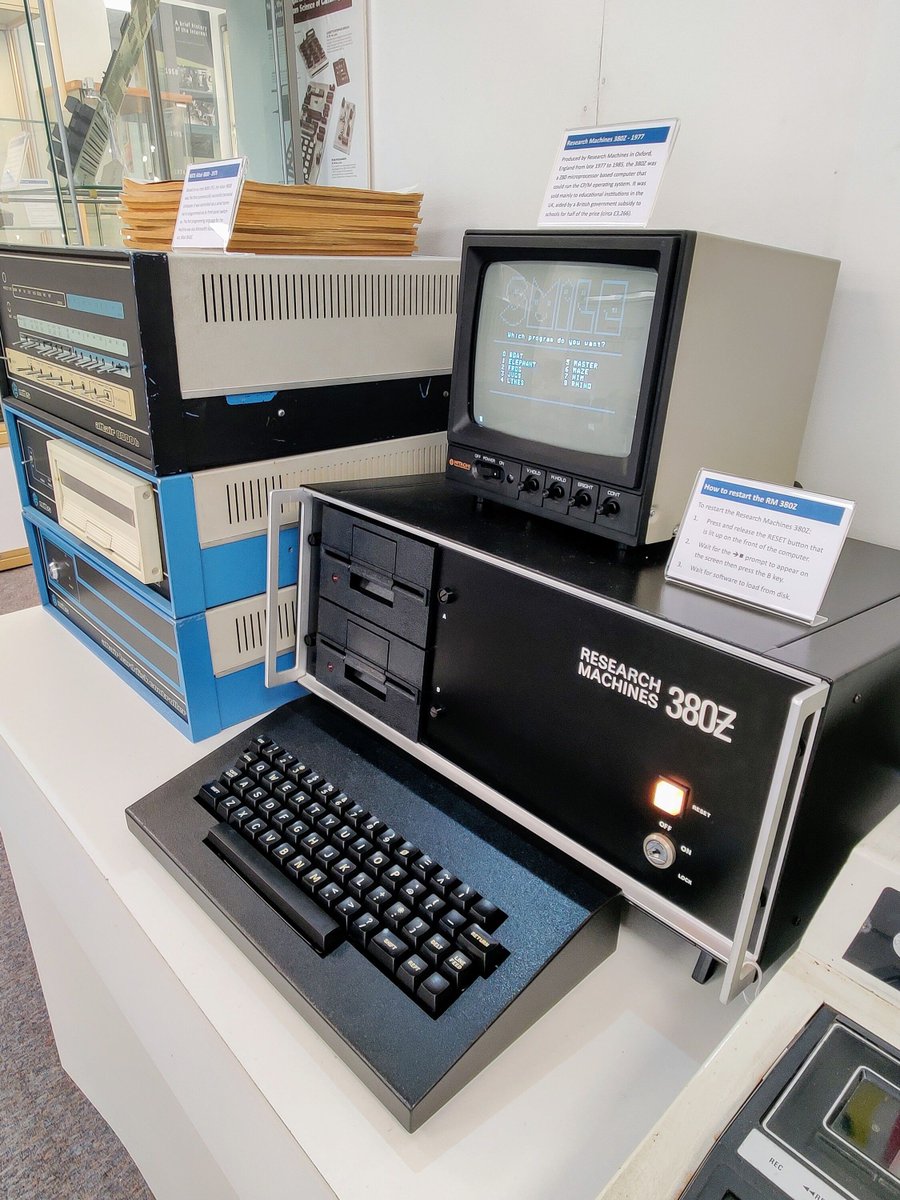 MuseumComputing's tweet image. We are open today and have discovery, nostalgia, and entertainment for the whole family, all for an amazingly low entry price.
Saturday - 9:30am to 5pm
Adult £5 Children £3 Family £12
#Swindon #computer #retrogaming #museum