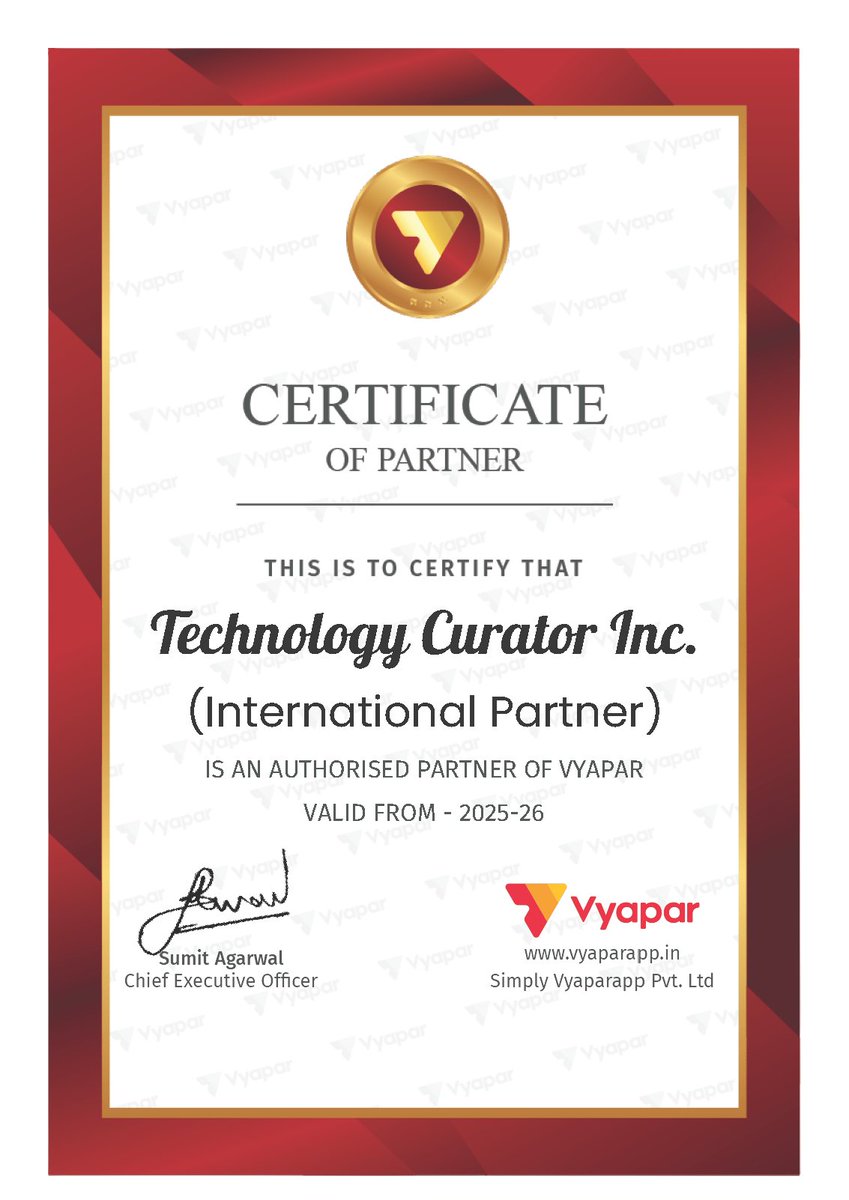 TheStartup_Comp's tweet photo. 🚀 We are beyond thrilled to announce that we are now the International Partner of Vyapar App &amp; Software for businesses in the Gulf Countries! 
Drop us a message 📩 to schedule your free demo or exclusive setup support tailored for GCC operations. #VyaparGulfLaunch #GulfBusiness https://t.co/tUgcnhoVL2