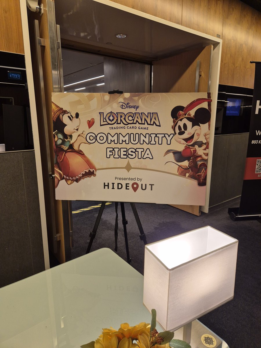matt_pak's tweet image. Checking out the lorcana community organized event! Kudos to Hideout and all the community members for putting this together!

#Lorcana #LorcanaSG #Hideout