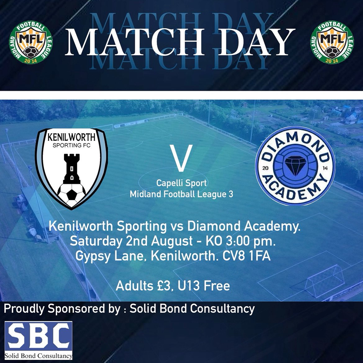 MATCH DAY 🔴 

The 25/26 season starts today, at home as we host Diamond Academy. Kick off is set for 3pm. 

Entry: Adults £3, U13s Free. 

The bar will be open prior to, during and after the game. So get down to the Lane and support the lads⚽️ #UTS #MFL