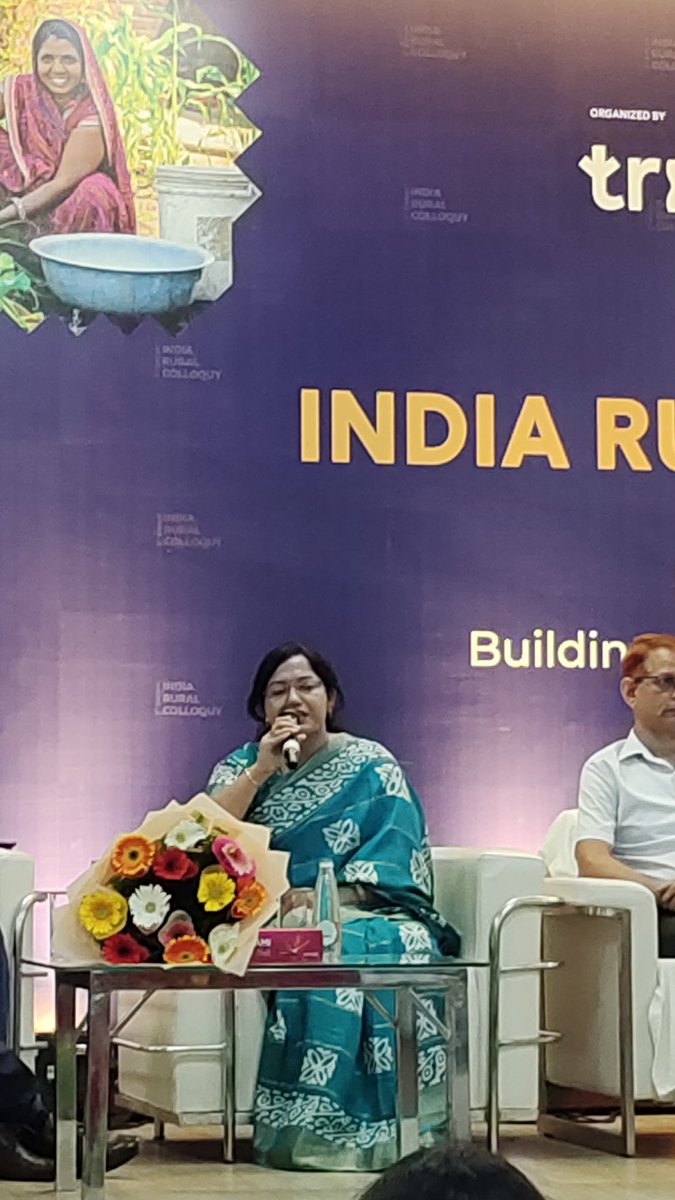 TRIFoundation's tweet photo. "Villages today are facing saturation in agriculture, resulting in disguised unemployment and large-scale migration. There is an urgent need to transform human resources into human development through integrated efforts in health, education, and skill development." - Shivani Singh, Deputy Commissioner, Industries (CM YUVA)
#IndiaRuralColloquy2025 #IndiaRuralColloquy #TransformRuralIndia #UttarPradeshChapter #UttarPradesh #Lucknow #Entrepreneurship #EnterpriseDevelopment