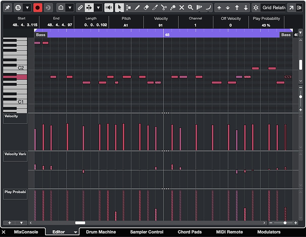 soundonsoundmag's tweet image. sosm.ag/Cubase14

If you have either the Pro or Artist editions of #Cubase 14 there are two new options you can exploit when bringing your #MIDI patterns to life: Play Probability and Velocity Variance.

#dailysospost #recording #studio #makingmusic #musicproduction