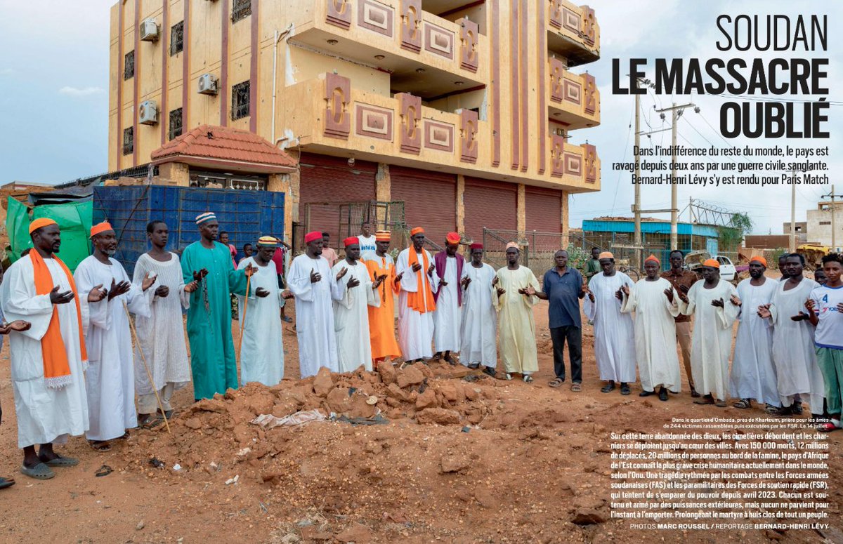 هذا المقال المنشور في وول ستريت جورنال
wsj.com/opinion/sudans…

 وهو ترجمة للمقال من اللغة الفرنسية الذي أوردته في الرابط الاتي: 
x.com/yizzeldin12/st…

أورده مرة أخرى لأن الترجمة هنا أفضل ومتسلسلة بصورة أكبر . 

مقتطفات :  
📌يستقبلني الرئيس البرهان عند الغروب ... يتحدث إليّ