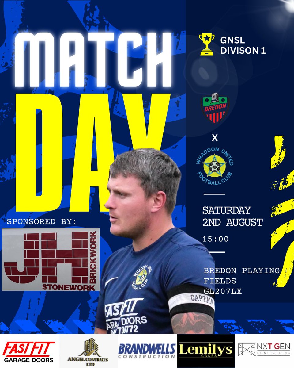 MATCH DAY 🔵🔵

🏆<a href="/GNSLOfficial/">GNSL</a> 
🆚<a href="/BredonAFC/">BredonAFC</a> 
📅Saturday 2nd August
🏟️Bredon playing fields GL207LX