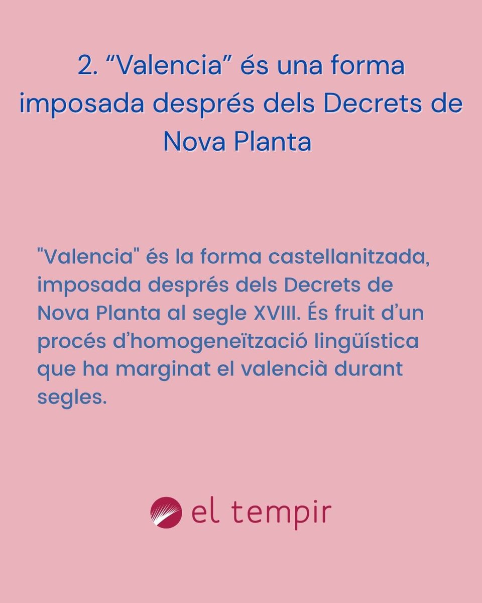 Vinga l'animalada grossa. No senyors de <a href="/ElTempirdElx/">El Tempir</a>, "Valencia" només és "València" o "Valéncia" pero sense accent, escritura que també feem els valencians abans dels accents. Si "arros" no deixa de ser valenciana quan s'omet l'accent, "Valencia" tampoc.