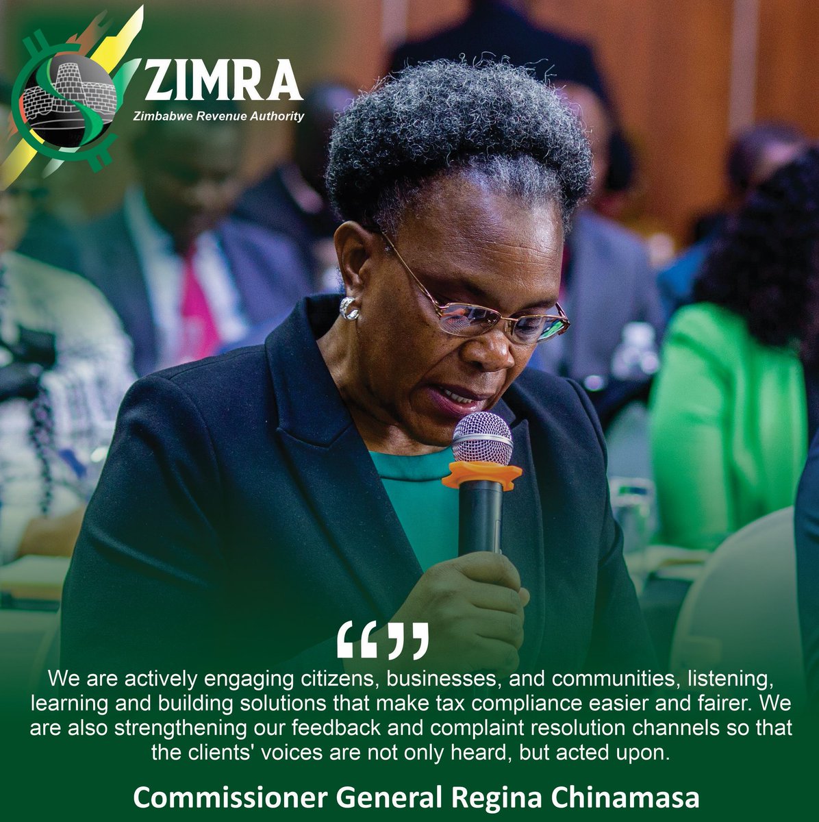 We are actively engaging citizens, businesses, and communities, listening, learning and building solutions that make tax compliance easier and fairer. 

 theindependent.co.zw/local-news/art…