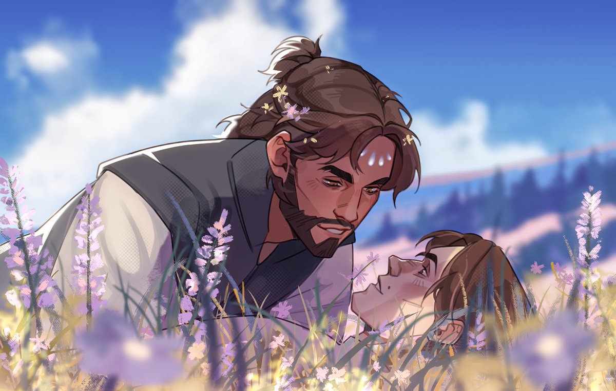 MagicandInkAug 
Day 1 - Lavender

#Jayvik #Arcane