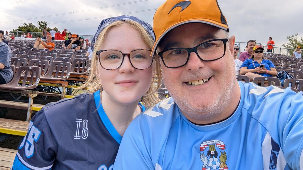 Repping <a href="/Coventry_City/">Coventry City</a> at the Hungarian Grand Prix. #PUSB