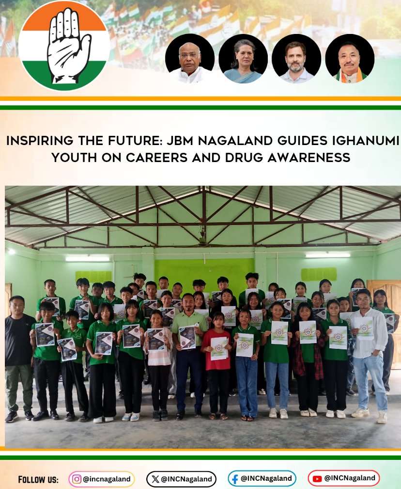 JBM Nagaland Holds Career &amp; Anti-Drug Seminar at Ighanumi