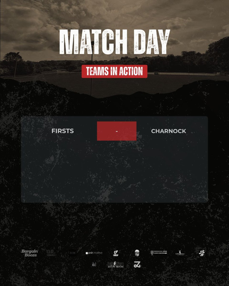 ⚫🔴 𝗠𝗔𝗧𝗖𝗛𝗗𝗔𝗬 🔴⚫

𝟭𝘀𝘁 𝗧𝗘𝗔𝗠
🆚 Charnock Richard FC
⏰ 3:00pm
🏟 Railway Meadow, Sponsored by Joss Engineering