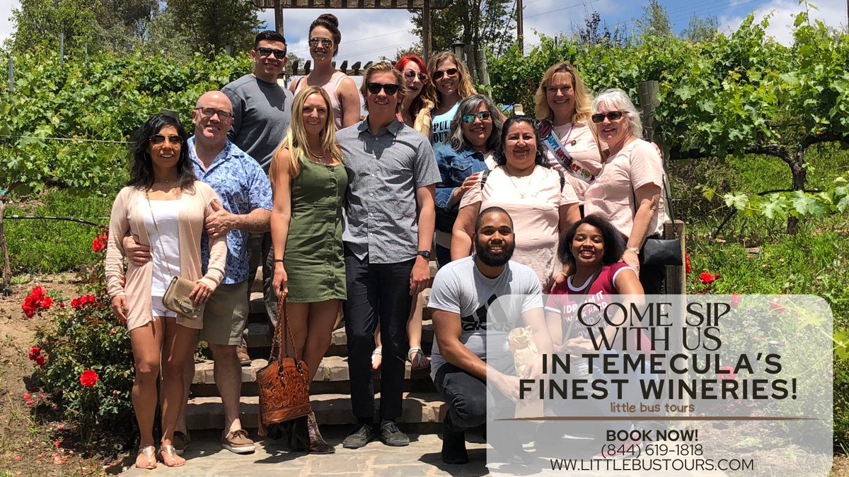 Whether it’s a brunch with friends, a romantic getaway, or a team celebration, Little Bus Tours brings people together for the perfect wine adventure in Temecula. Book your ride with us (844) 619-1818.
#LittleBusTours #WineGathering  #WineWithFriends