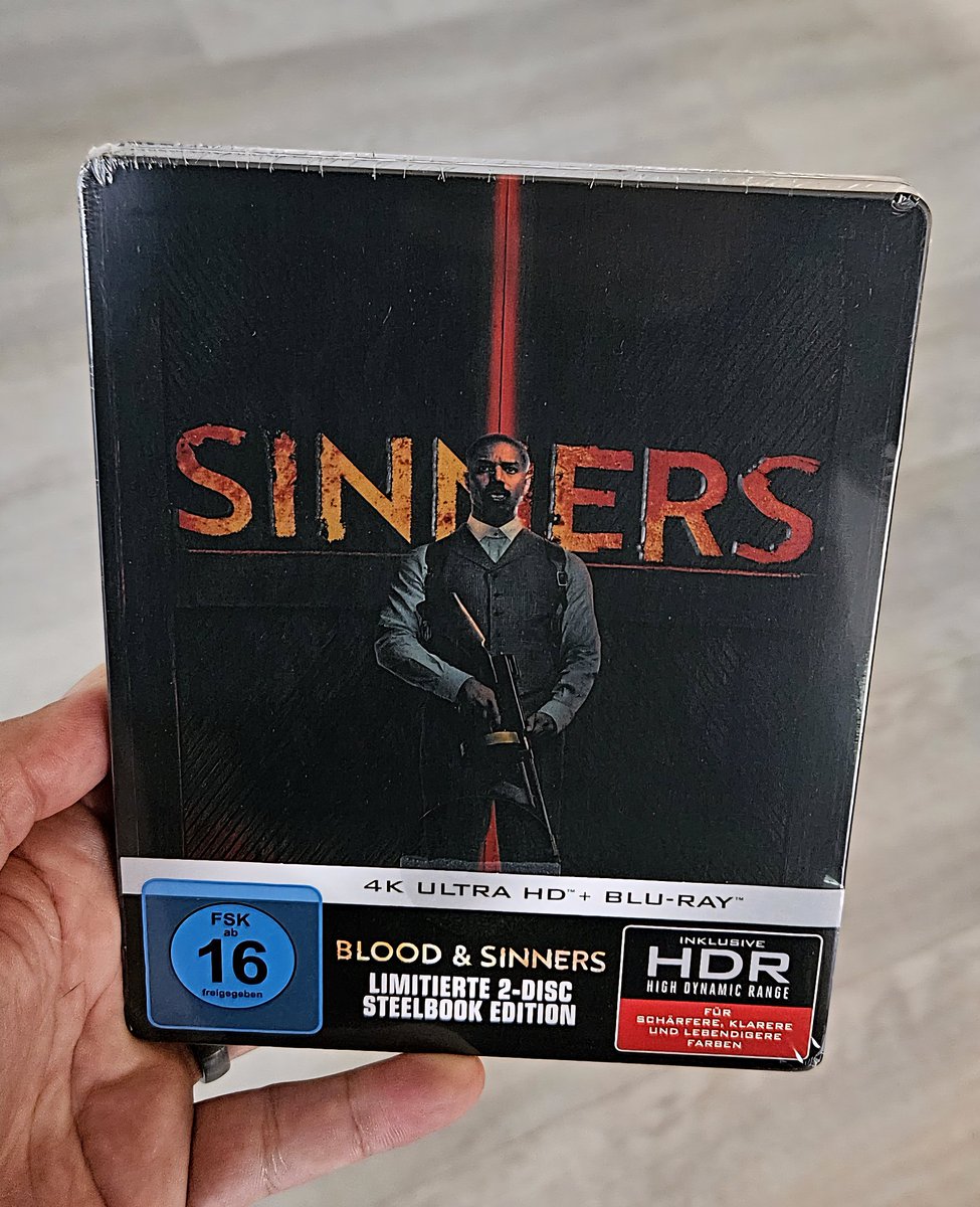Just a shout for <a href="/amazonDE/">Amazon.de</a> and <a href="/DHLAfrica/">DHL Africa</a> for the astonishing service I received this week. Ordered a copy of <a href="/SinnersMovie/">SinnersMovie</a> on 4K Steelbook. It shipped on Tuesday from Germany and was delivered to me in Cape Town, South Africa on Thursday in perfect condition. Simply amazing!