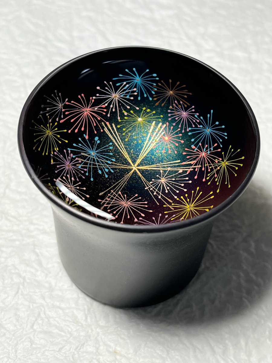 佐藤裕美　宙ｃｏｃｏｒｏおちょこ　春夏秋冬シリーズ　天の川 佐藤裕美 宙cocoroおちょこ 春夏秋冬シリーズ 天の川