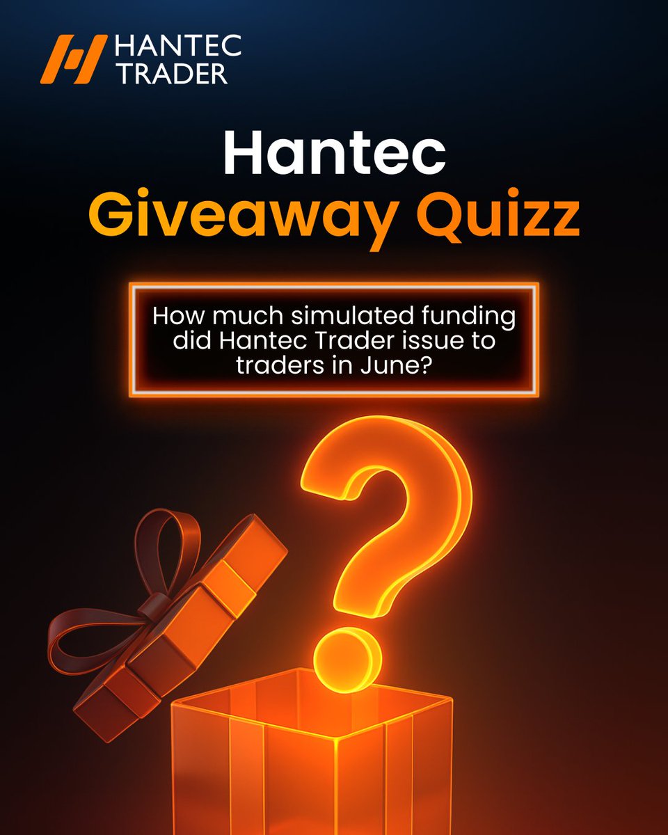 My crypto funded☄️ (@mcryptofunded) on Twitter photo 🎁 Hantec Giveaway Quizz 🎁🚨
❓How much simulated funding did Hantec Trader issue to traders in June❓
🏆 First or closest answer wins a $10k Challenge!
✅ To enter:
1️⃣ Follow <a href="/HantecTrader/">Hantec Trader</a>
<a href="/MyFundedFxTrade/">The Trusted Prop and Combined 💯</a>
2️⃣ Like, RT & Save this post 👇
3️⃣ Tag 2 friends
📅 Winner: 04/08 🎁 Hantec Giveaway Quizz 🎁🚨
❓How much simulated funding did Hantec Trader issue to traders in June❓
🏆 First or closest answer wins a $10k Challenge!
✅ To enter:
1️⃣ Follow <a href="/HantecTrader/">Hantec Trader</a>
<a href="/MyFundedFxTrade/">The Trusted Prop and Combined 💯</a>
2️⃣ Like, RT & Save this post 👇
3️⃣ Tag 2 friends
📅 Winner: 04/08