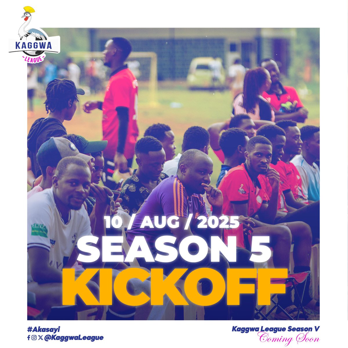 The wait is over
Season V is here!!!
Ekyokya plays ball in a few days

📆: 10th August,2025
📍: City High school, Kololo