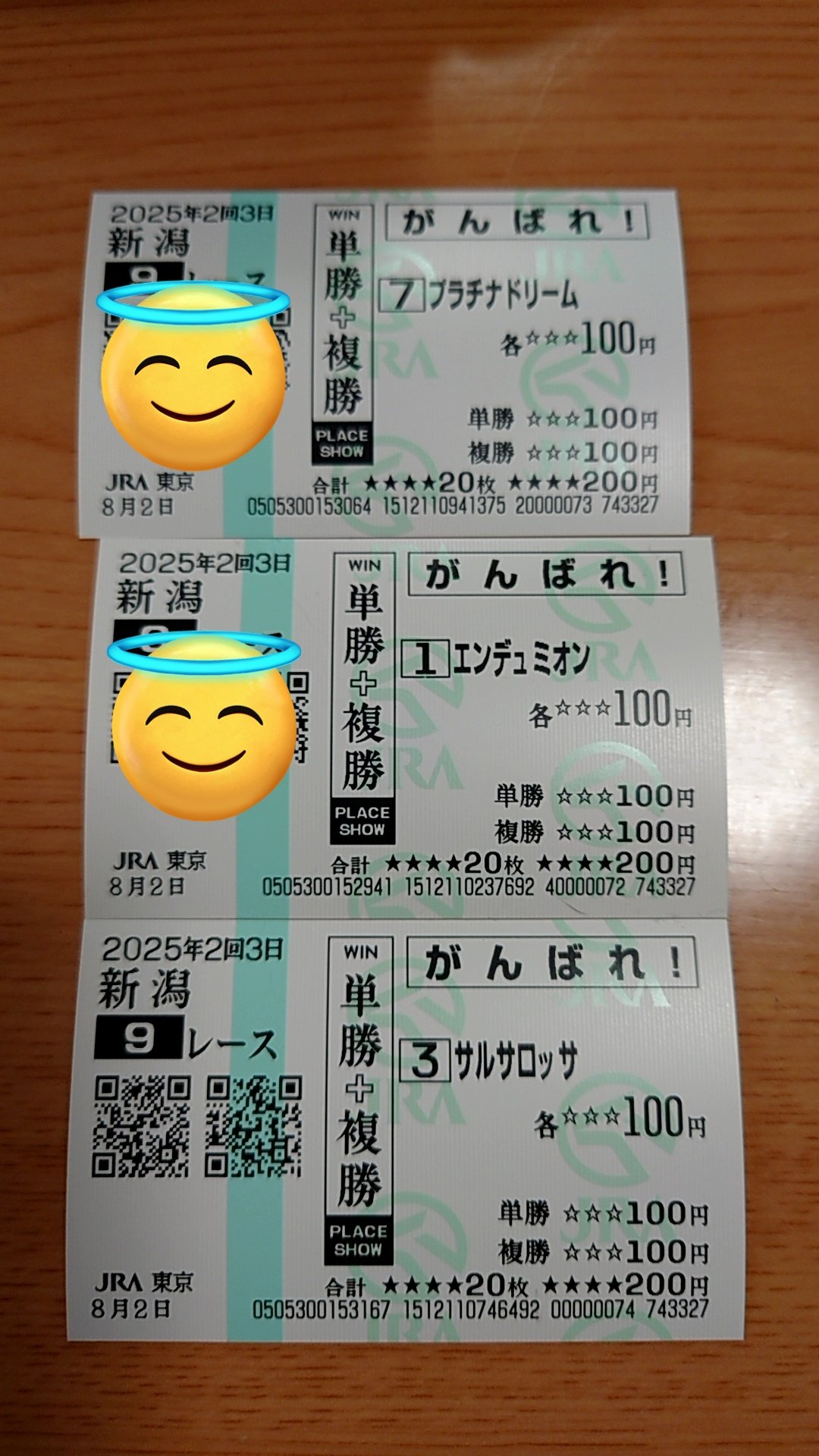 ファインモーション全15戦現地購入馬券 睦月（・◡・）🐴 on X: 